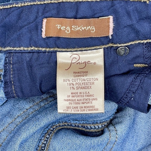 PAIGE•Peg Skinny•JEANS - Picture 11 of 12